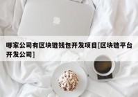 哪家公司有区块链钱包开发项目[区块链平台开发公司]